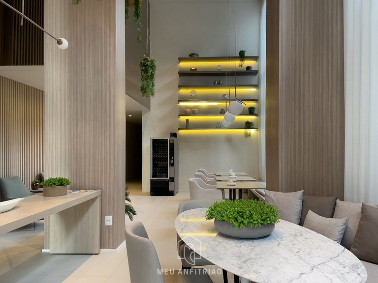 Modern studio for 2, near Allianz Parque.