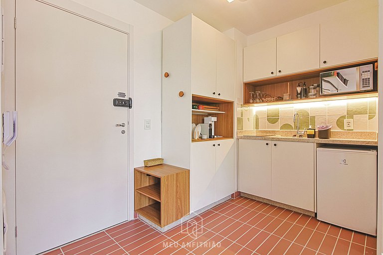 Modern studio for 2, near Allianz Parque.