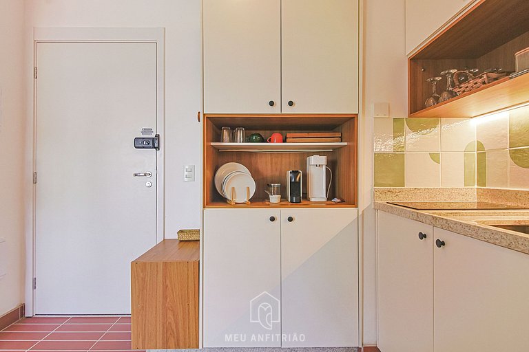 Modern studio for 2, near Allianz Parque.