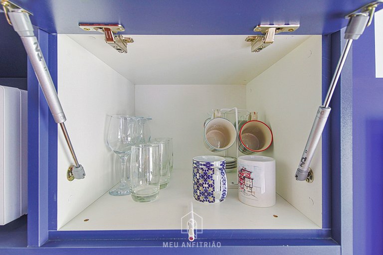 Bem decorado, academia, perto do Allianz Parque