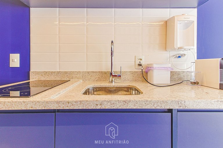 Bem decorado, academia, perto do Allianz Parque