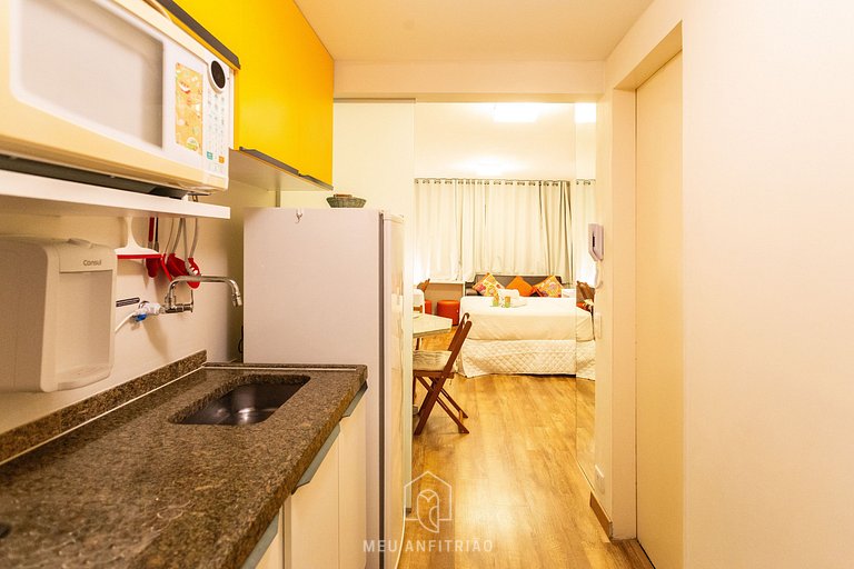 Studio for 2, garage, close to Avenida Paulista