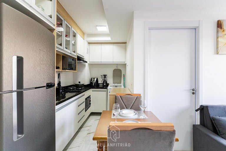 Apto 2 dorms completo, com lazer próximo ao metro