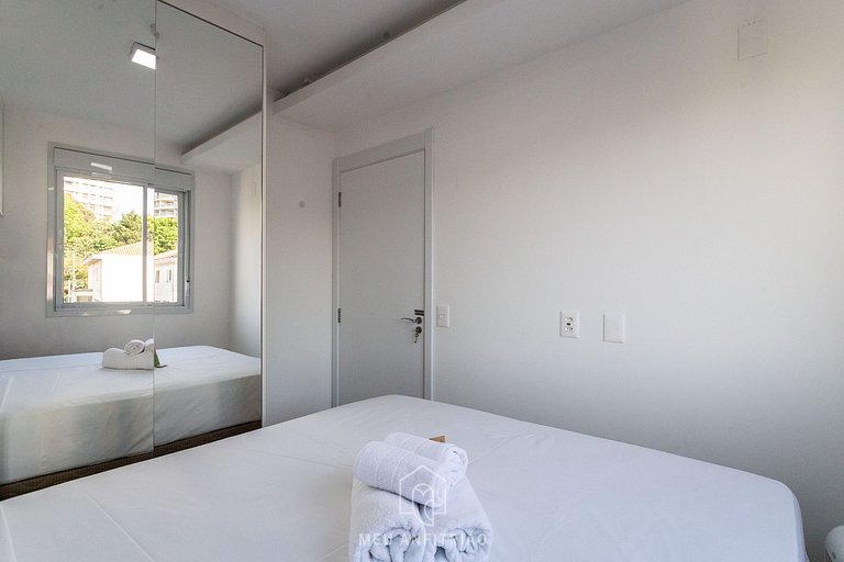 Apto 2 dorms completo, com lazer próximo ao metro