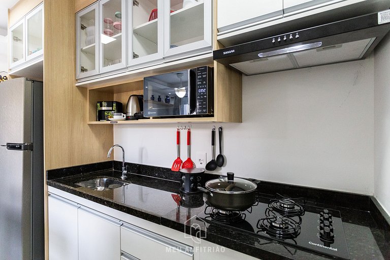 Apto 2 dorms completo, com lazer próximo ao metro