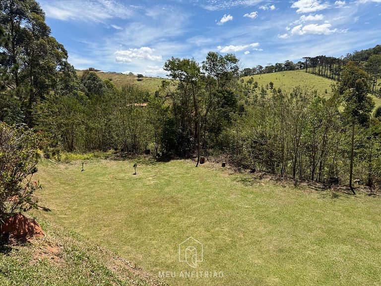 Rancho c/ piscina, churrasqueira, natureza e lazer