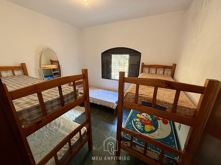 Rancho c/ piscina, churrasqueira, natureza e lazer