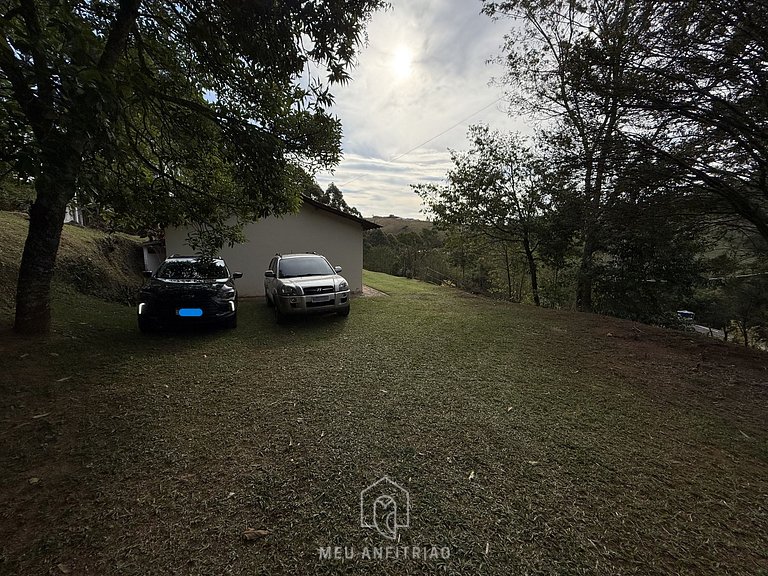 Rancho c/ piscina, churrasqueira, natureza e lazer