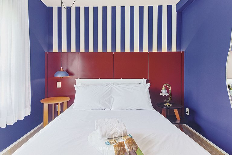 Well decorated, gym, near Allianz Parque.