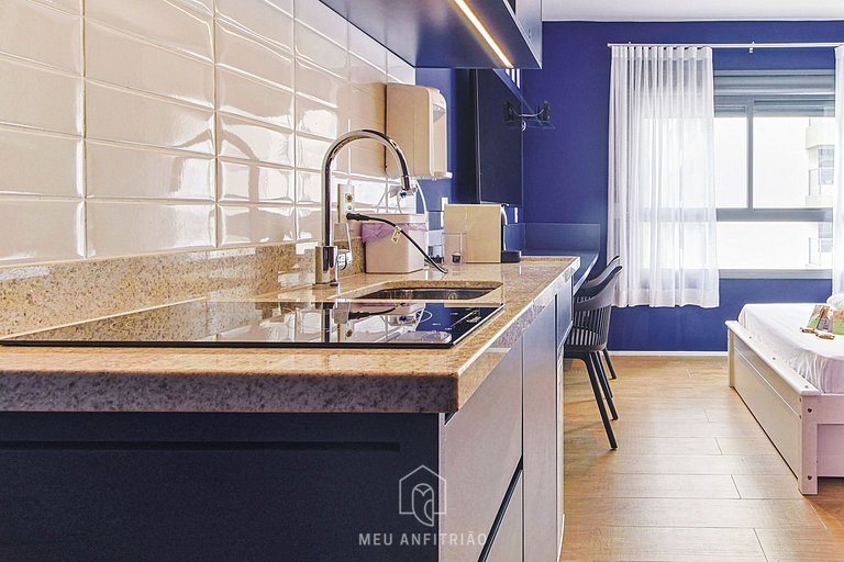 Well decorated, gym, near Allianz Parque.