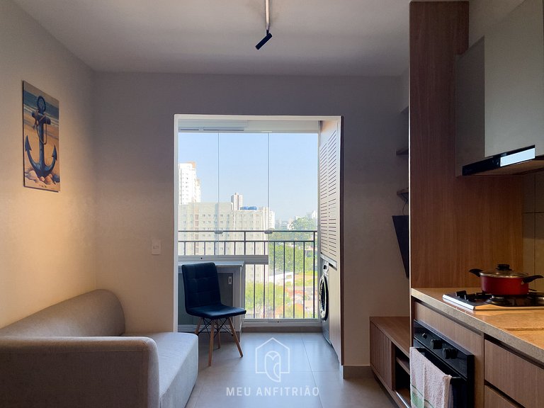 For 3 people, amenities, near Marginal Pinheiros