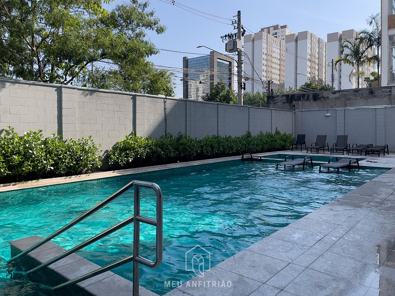 For 3 people, amenities, near Marginal Pinheiros