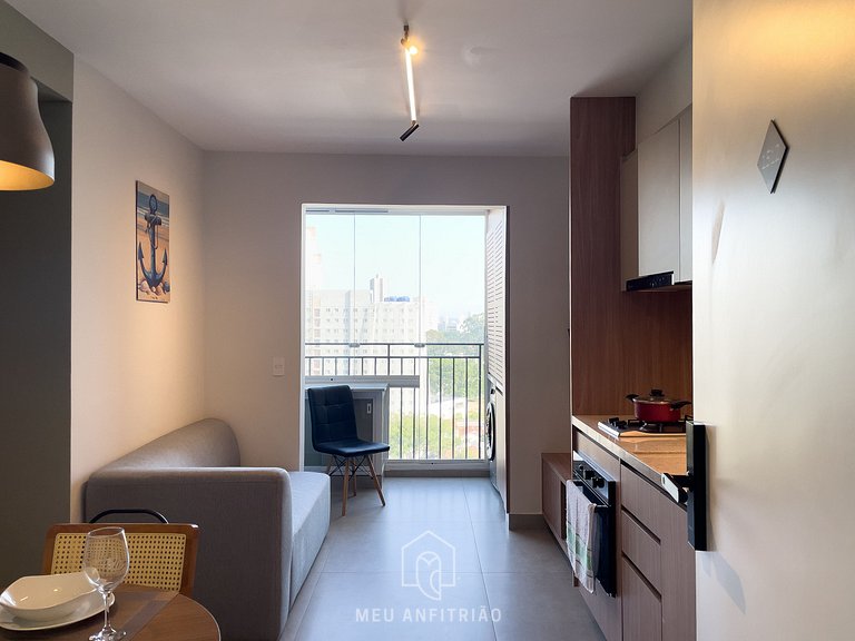 For 3 people, amenities, near Marginal Pinheiros