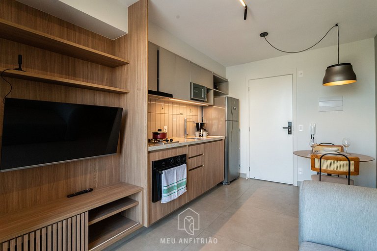 For 3 people, amenities, near Marginal Pinheiros