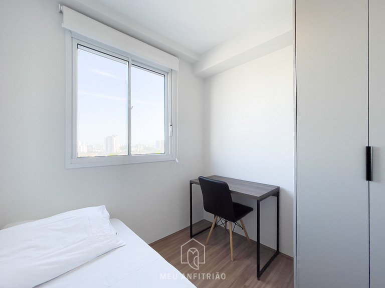 For 3 people, amenities, near Marginal Pinheiros