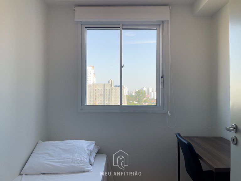 For 3 people, amenities, near Marginal Pinheiros