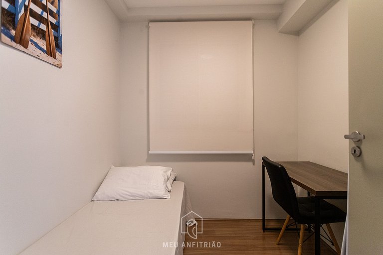 For 3 people, amenities, near Marginal Pinheiros