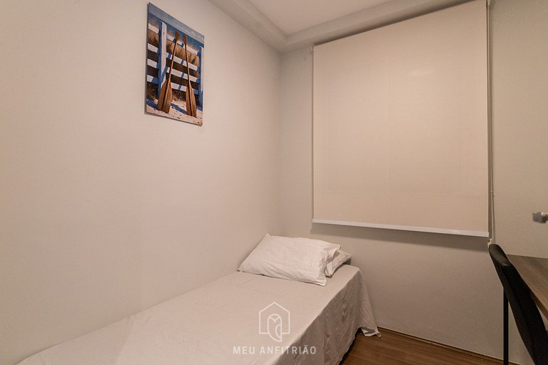 For 3 people, amenities, near Marginal Pinheiros