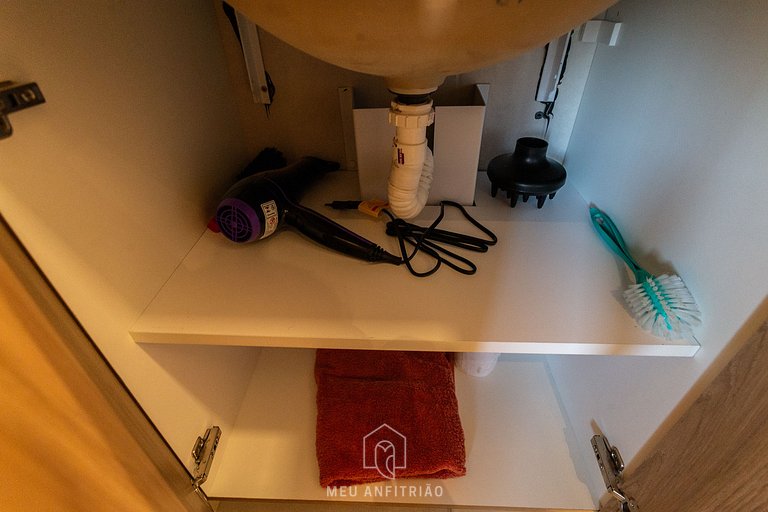 For 3 people, amenities, near Marginal Pinheiros