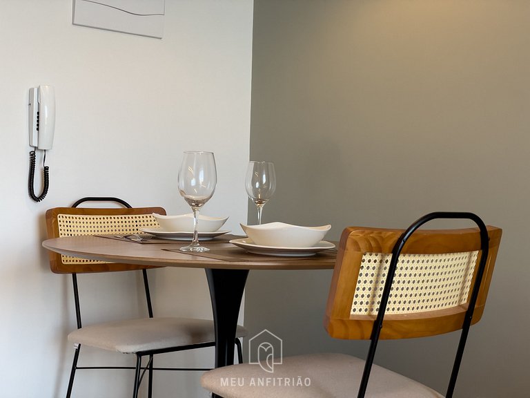 For 3 people, amenities, near Marginal Pinheiros