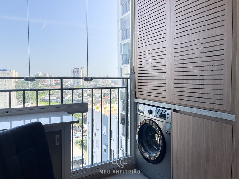 For 3 people, amenities, near Marginal Pinheiros