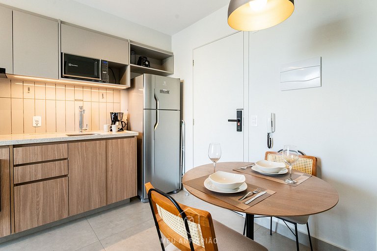 For 3 people, amenities, near Marginal Pinheiros