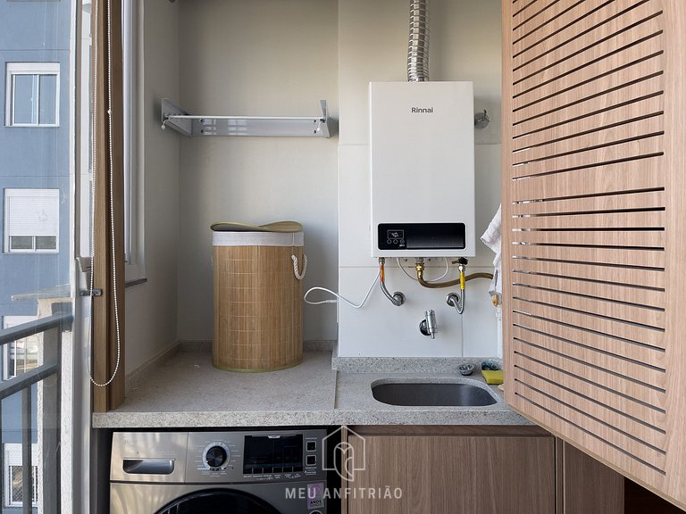 For 3 people, amenities, near Marginal Pinheiros