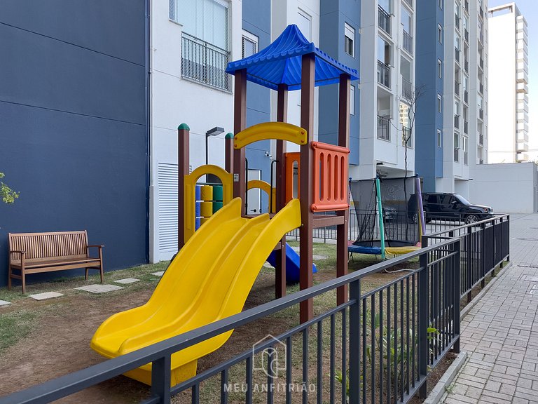 For 3 people, amenities, near Marginal Pinheiros