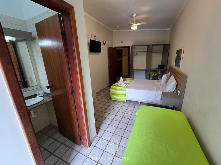 Suite for 3, leisure facilities, near the beach.