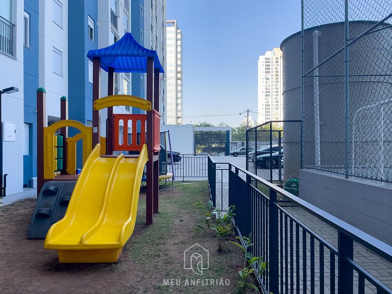 For 3 people, amenities, near Marginal Pinheiros