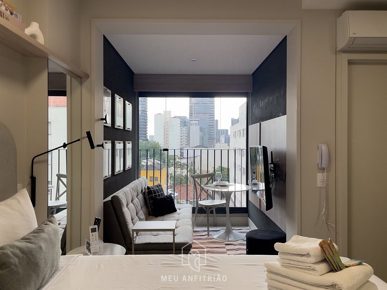 Studio in Pinheiros | Wi-Fi and full amenities