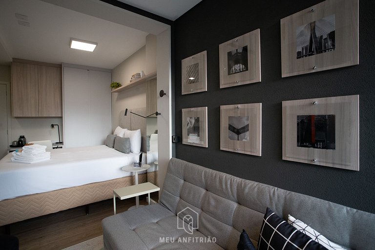 Studio in Pinheiros | Wi-Fi and full amenities