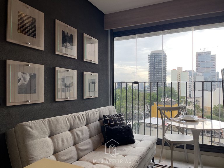 Studio in Pinheiros | Wi-Fi and full amenities