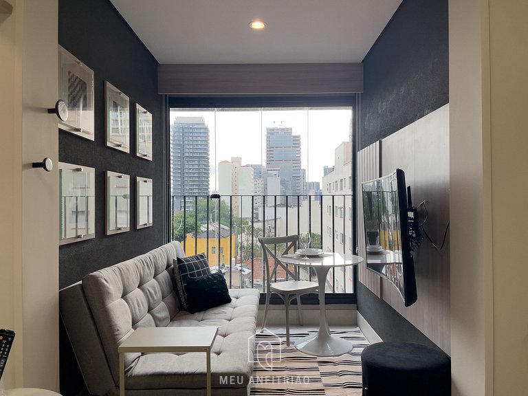 Studio in Pinheiros | Wi-Fi and full amenities