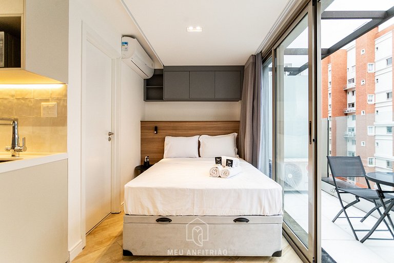 2 pessoas | Piscina aquecida | 500m do metrô