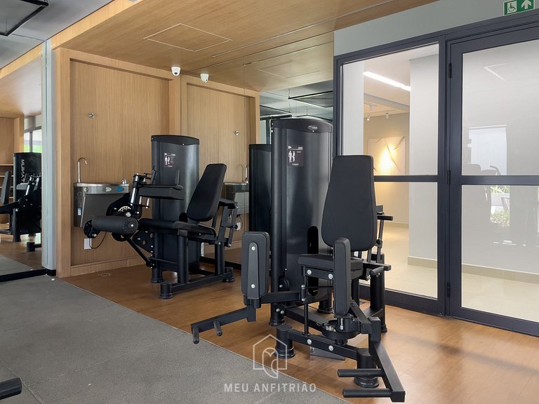 Studio with balcony, leisure near Paulista Avenue.