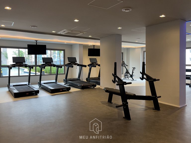 Apartment for 2 with leisure, near Ibirapuera Park