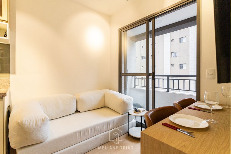 Apartment for 2 with leisure, near Ibirapuera Park