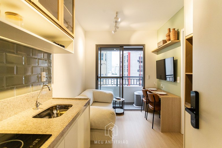 Apartment for 2 with leisure, near Ibirapuera Park