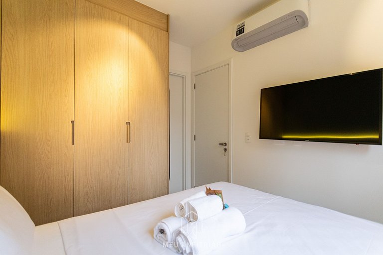 Apartment for 2 with leisure, near Ibirapuera Park