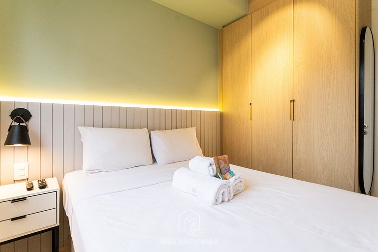 Apartment for 2 with leisure, near Ibirapuera Park