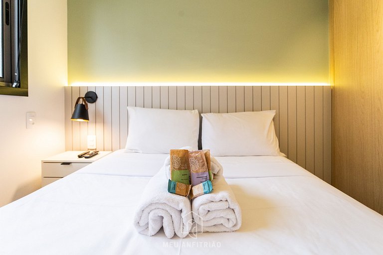 Apartment for 2 with leisure, near Ibirapuera Park