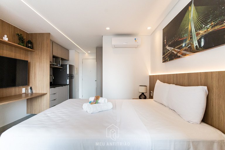 New studio 50m from Vila Madalena subway