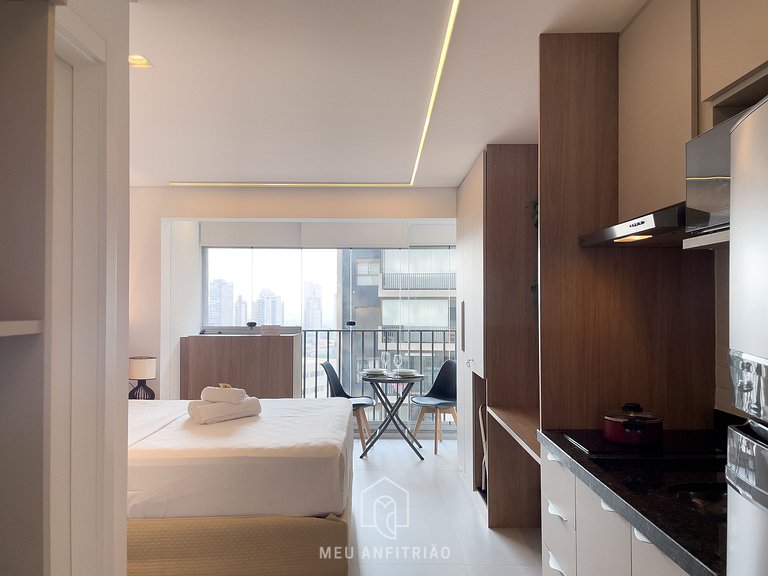 New studio 50m from Vila Madalena subway