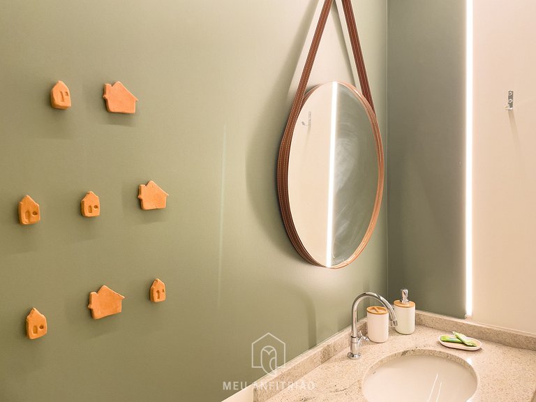 Studio p/4, varanda perto da Av Faria Lima