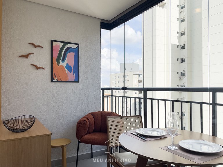 Balcony, leisure facilities near Ana Rosa station.
