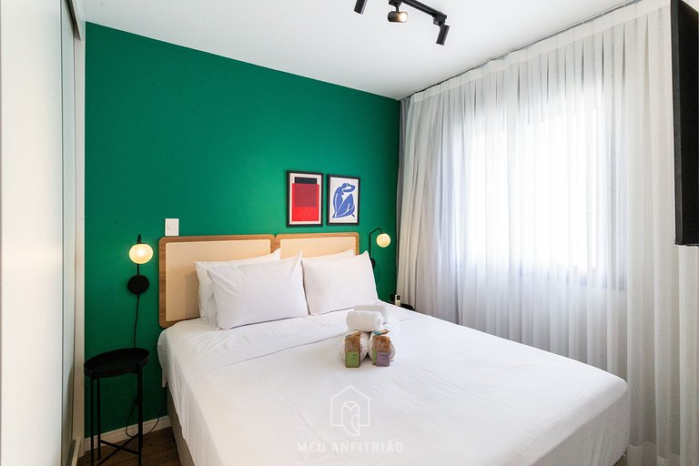 Balcony, leisure facilities near Ana Rosa station.