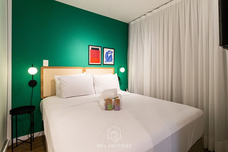 Balcony, leisure facilities near Ana Rosa station.