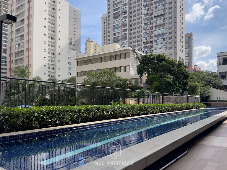 Varanda, com lazer próximo à estação Ana Rosa