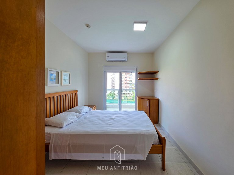 Apt for 6, balcony & leisure, 500m from the beach